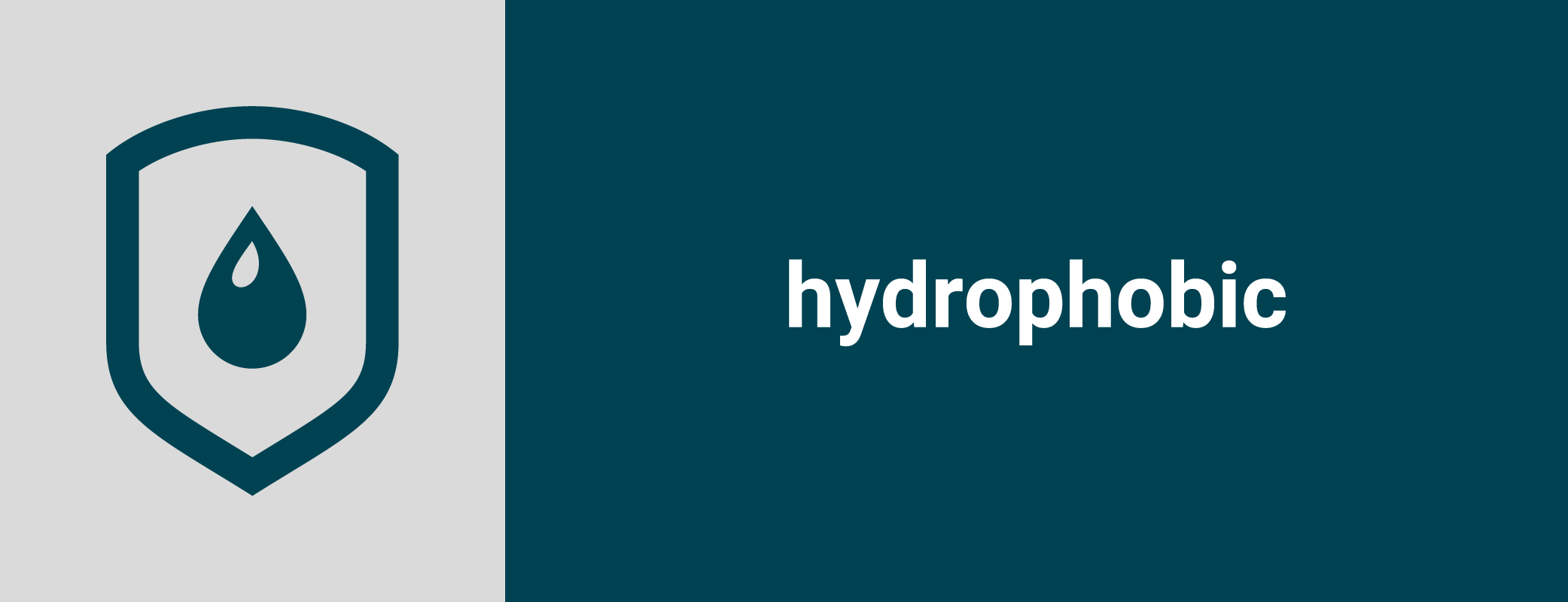 hydrophobic