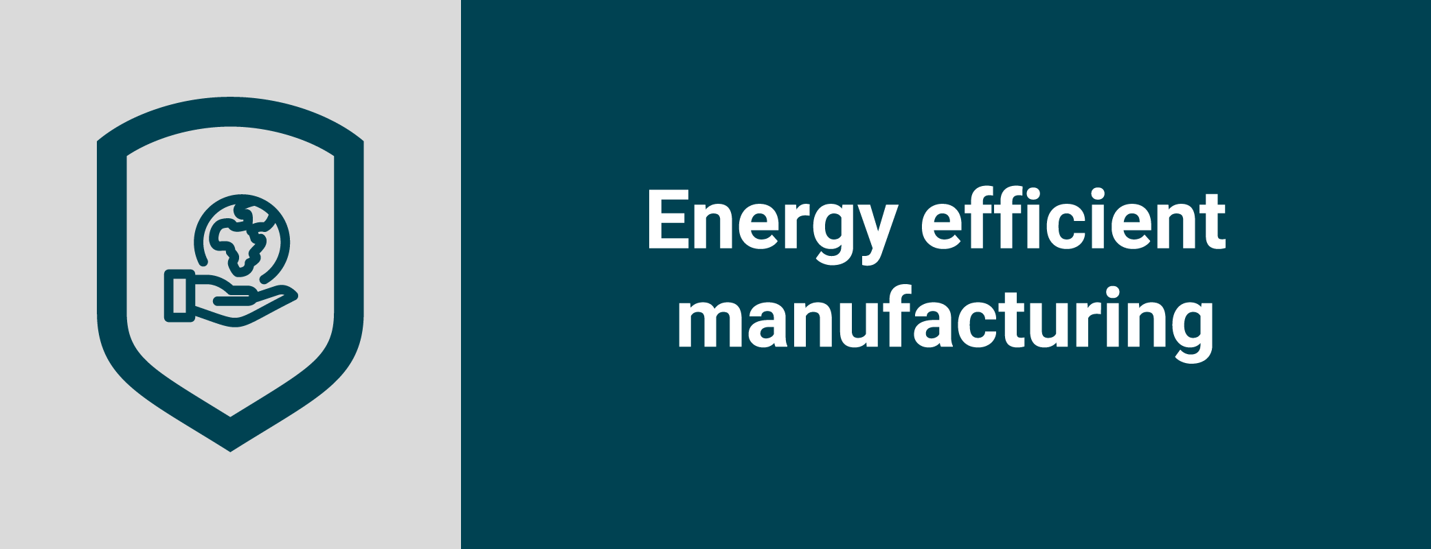 energy efficient manufacturing