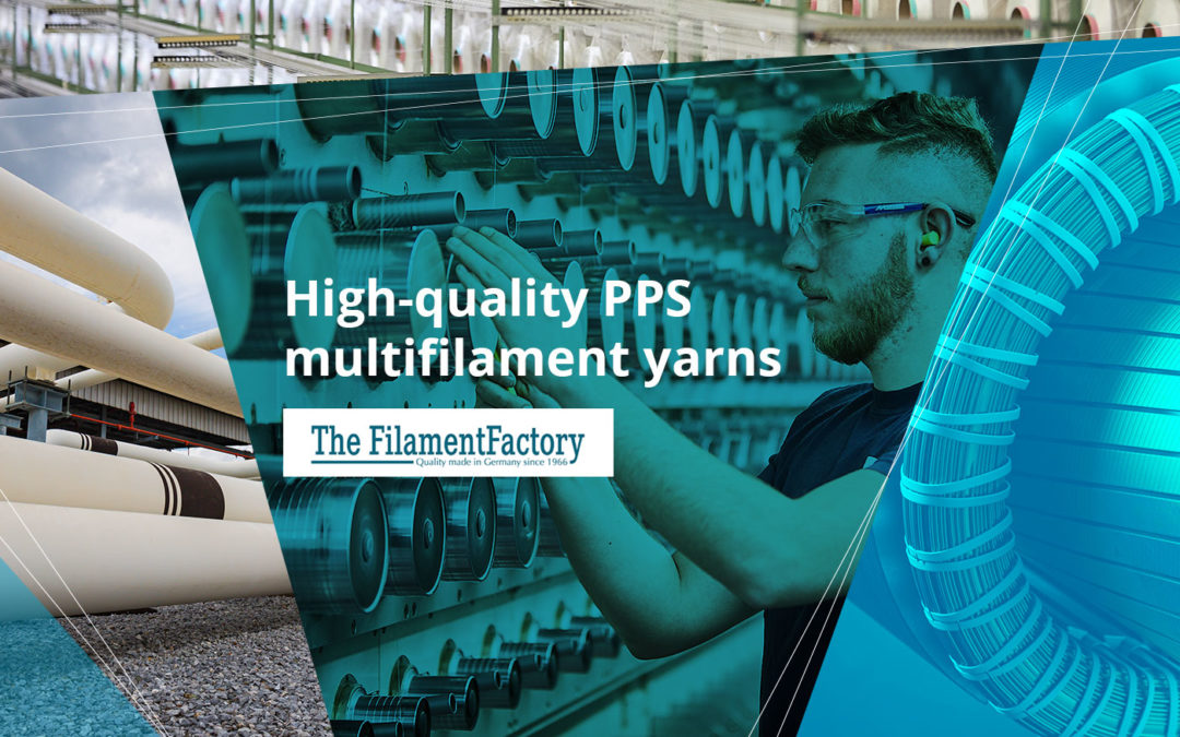 High-quality PPS multifilament yarns by The FilamentFactory