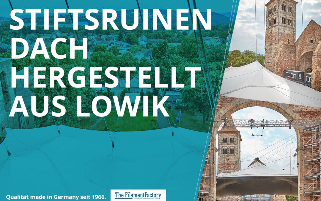 Das Dach der Stiftsruine Bad Hersfeld